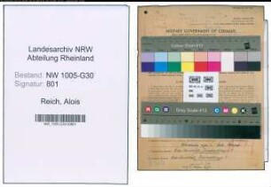 Entnazifizierung Alois Reich , geb. 03.08.1901 (Fuhrunternehmer)
