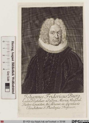 Bildnis Johann Friedrich Burg