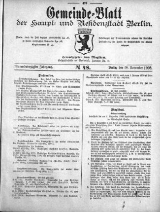 1908,48: No. 48, 29. November 1908