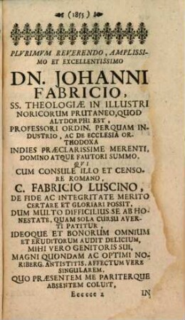 Memoriae Theologorum Nostri Seculi Clarissimorum Renovatae Decas ..., 15