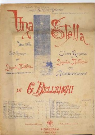 Una stella : celebre romanza = Une étoile