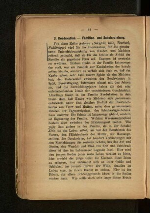 3. Koedukation-Familien- und Schulerziehung.