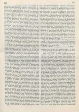 214-215 [Rezension] Lepsius, Johannes, Adolf Harnack's Wesen des Christentums