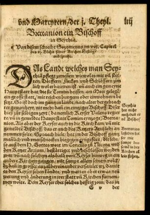 Brettanion ein Bischoff in Scythia.