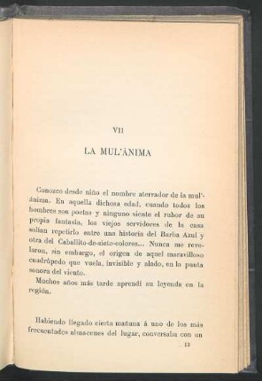VII - La Mul'ánima