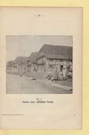 Fig. 1. Bauart eines elsässischen Dorfes