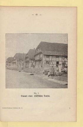 Fig. 1. Bauart eines elsässischen Dorfes