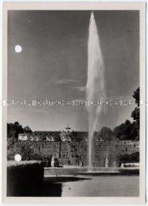 Potsdam, Schloß Sanssouci und Terrassenanlage