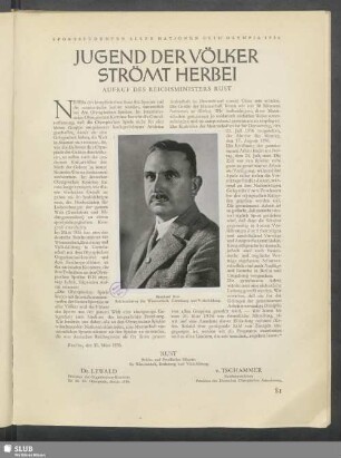 Jugend Der Völker Strömt Herbei