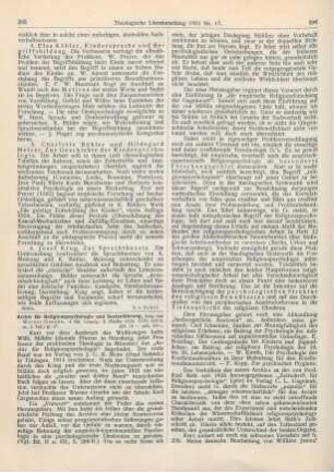 395-397 [Rezension] Archiv für Religionspsychologie und Seelenführung; 4. Bd.