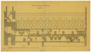 Rathaus, Löwenberg Umbau: Längsschnitt A-B 1:50