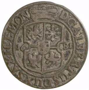 Münze, Groschen, 1681