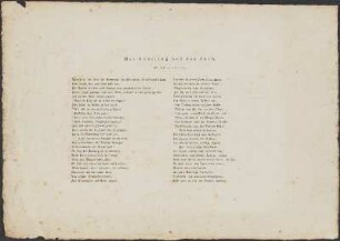 Der Röhrling und der Bach. IIte Abtheilung.