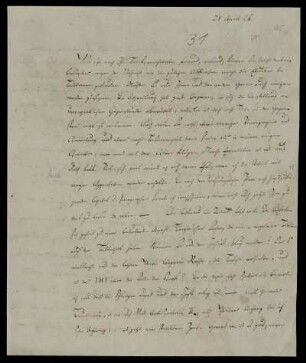 Nr. 31: Brief von Karl Otfried Müller an August Böckh, Göttingen, 28.4.1826