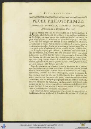 Péché Philosophique