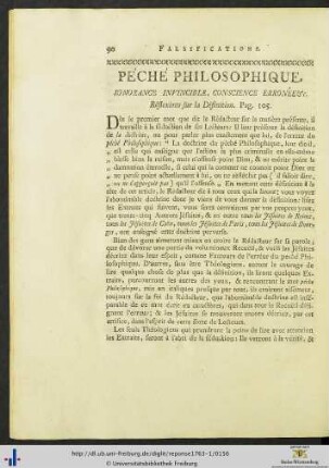 Péché Philosophique