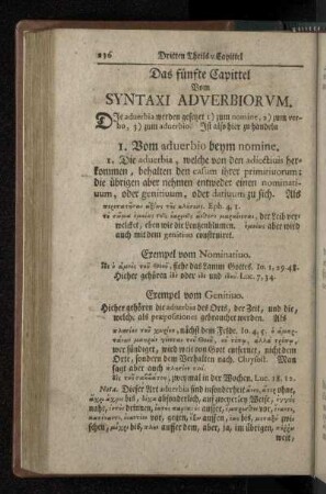 Das fünfte Capittel Vom Syntaxi Adverbiorvm.