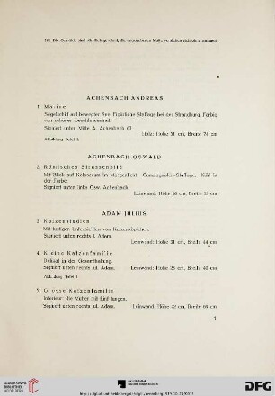 [Gemälde] (Nr. 1-336)