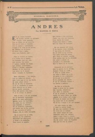 Poesía gaucha - Andrés