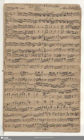 Partitur [Schreiber: Reichard, H. G.]