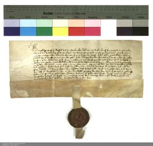 Revers Philipps Graf von Nassau und Saarbrücken bezüglich der Belehnung mit der Hälfte des Dorfes und der Vogtei Reichelsheim und weiteren im Einzelnen aufgeführten Lehen durch Johann [I. von Henneberg], Abt von Fulda