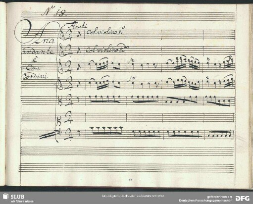 No. 18 Aria: Speravo col mio sdegno