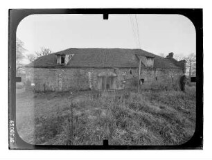 Plattenburg. Burganlage (Erwähnung 1319). Wirtschaftsgebäude. Eingangsseite