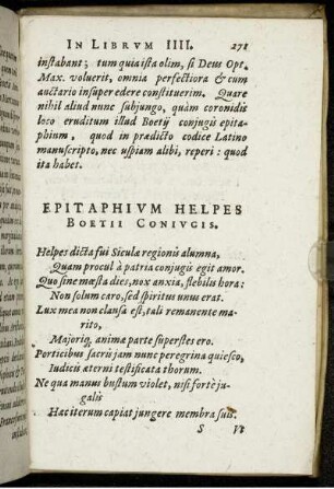 Epitaphium Helpes Boetii Coniugis