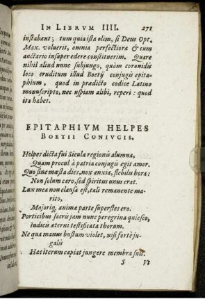 Epitaphium Helpes Boetii Coniugis