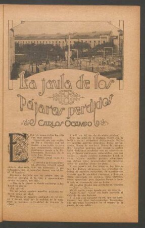 La jaula de los pájaros perdidos : Fotografías de J. A. García