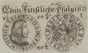 Bildnis von Carolvs Lvdovicvs, Kurfürst von Pfalz