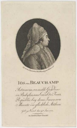 Bildnis des Ios. von Beauchamp