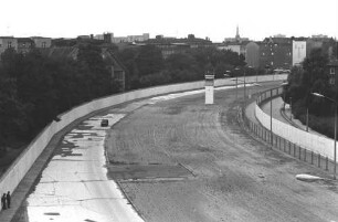 Der Grenzstreifen am Bethaniendamm/Köpenicker Straße