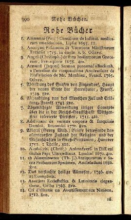 Rohe Bücher.