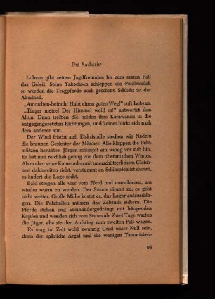 Die Rückkehr
