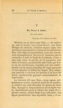 V. De Suez á Aden