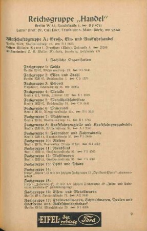 Reichsgruppe "Handel"