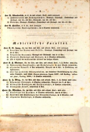 Verzeichnis der Vorlesungen. 1839, 1839. SH.