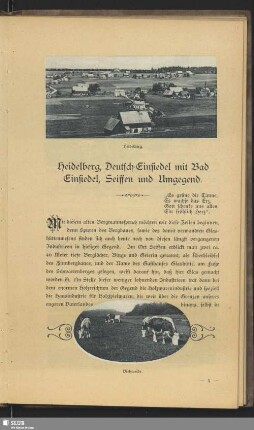 Heidelberg, Deutsch-Einsiedel mit Bad Einsiedel, Seiffen und Umgegend