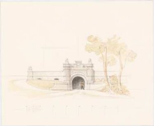 Straßentunnel: Perspektivische Ansicht