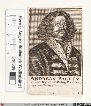 Bildnis Andreas Frhr. Pálffy von Erdöd