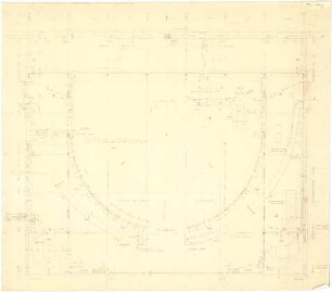 Troost, Paul Ludwig; München, Arcisstr. 12; Führerbau der NSDAP - Konzertsaal (Grundriss)