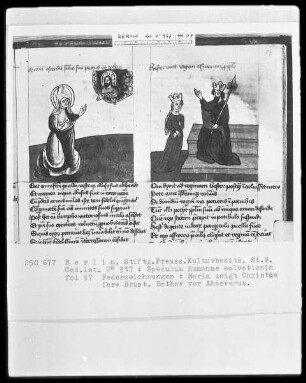 Speculum humanae salvationis — ---, Folio 57rectoBuchseite