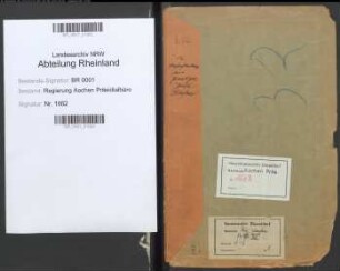 Nachrichten der Staatspolizeistelle Aachen Nr. 1; 1933 November
