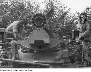 Deutschland . Nationale Volksarmee - Landstreitkräfte. Taktische Übung der Raketentruppen (Taktische Raketen)