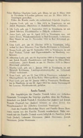 Familie Teutsch