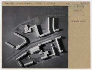 Modell: Antonplatz. Berlin, Weißensee, Antonplatz
