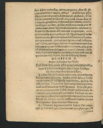 Membrum II. In quo defenditur haec Thesis ...
