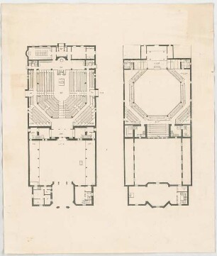 Fischer, Theodor; Nürnberg; Reformations - Gedächtniskirche - Grundrisse