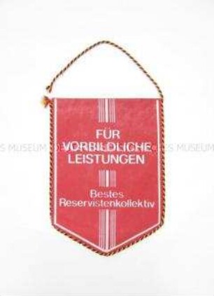Wimpel für vorbildliche Leistungen, Nationale Volksarmee